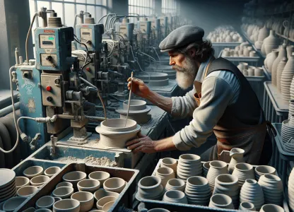 Bild som illustrerar Maskinformare-keramik