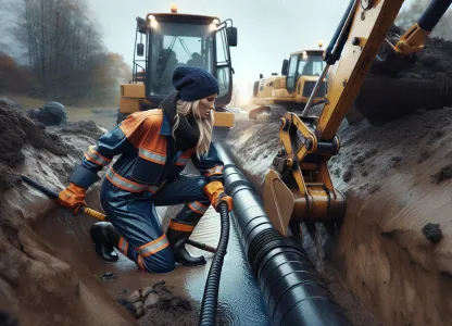 Bild som illustrerar Maskinförare-täckdikning