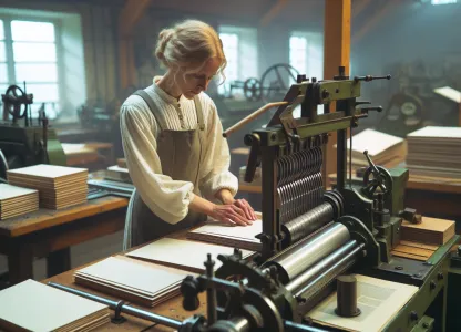 Bild som illustrerar Maskinbokbindare