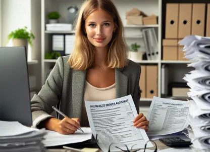 Bild som illustrerar Mäklarassistent-försäkringar