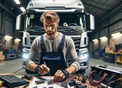 Bild som illustrerar Lastbilselektriker