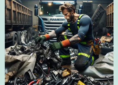 Bild som illustrerar Lastbilsdemonterare