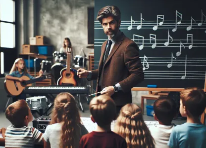 Bild som illustrerar Lärare-musik-grundskola