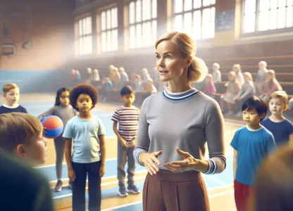 Bild som illustrerar Lärare-idrott-gymnastik-hälsa-grundskola