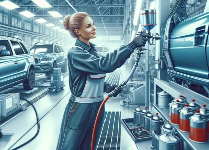 Bild som illustrerar Lackerare-fordonstillverkning