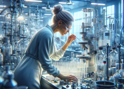 Bild som illustrerar Laborator-kemi