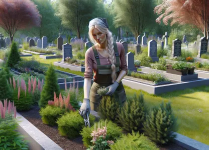 Bild som illustrerar Kyrkogårdsvaktmästare