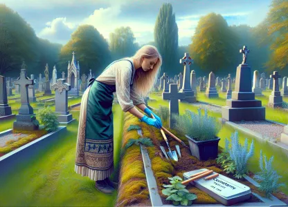 Bild som illustrerar Kyrkogårdstekniker