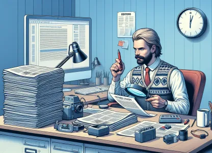 Bild som illustrerar Korrekturredaktör-tidning