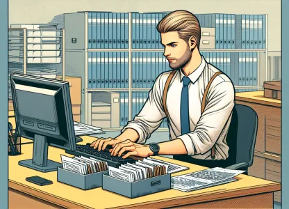 Bild som illustrerar Kontorist-maskinskrivare