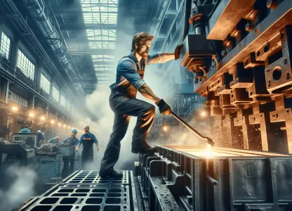 Bild som illustrerar Kokillgjutare