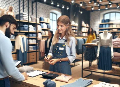 Bild som illustrerar Klädförsäljare