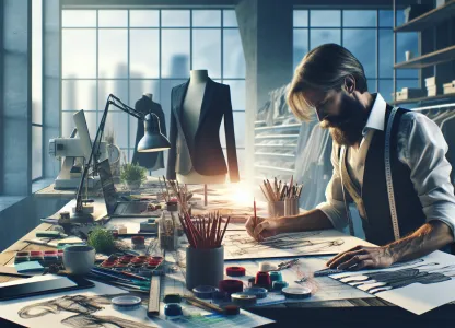 Bild som illustrerar Kläddesigner