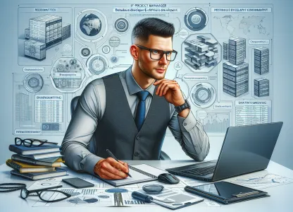 Bild som illustrerar It-projektledare-databasutveckling