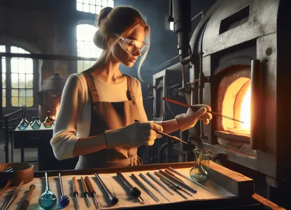 Bild som illustrerar Hyttmästare-glasbruk