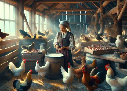 Bild som illustrerar Godsägare-lantbruk-fjäderfäuppfödare