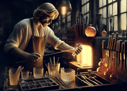 Bild som illustrerar Glasverksarbetare