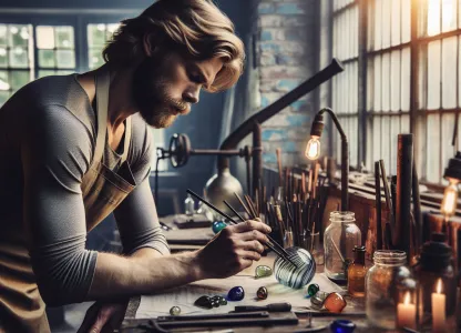 Bild som illustrerar Glaskonstnär