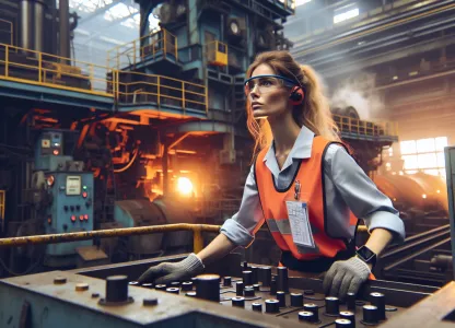 Bild som illustrerar Gjutlådeskötare-stålverk