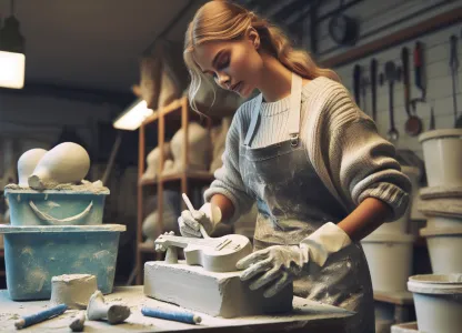 Bild som illustrerar Gipsgjutare