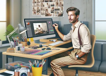 Bild som illustrerar Fotoretuschör