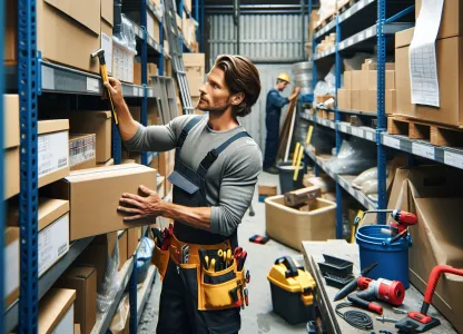 Bild som illustrerar Förrådsarbetare-bygg