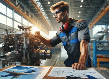 Bild som illustrerar Flygingenjör-industri