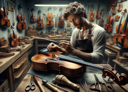 Image that illustrates Violin Maker: A Profession Where Tradition and Craftsmanship Meet