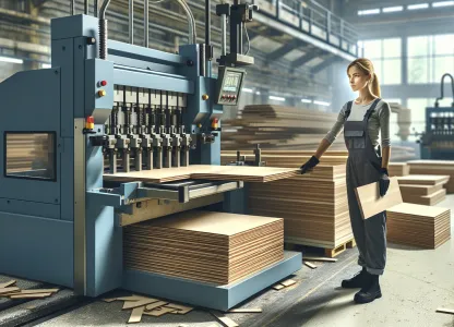 Image that illustrates Veneer Press Operator and Veneer Manufacturing: A Closer Look at the Profession