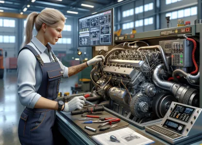 Bild som illustrerar Dieselmotorreparatör