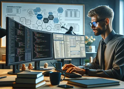 Bild som illustrerar Databasdesigner