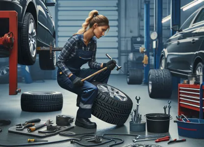 Image that illustrates Working as a Tire Repairer