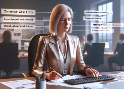 Bild som illustrerar Chefredaktör-utan-chefshiearki