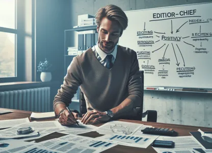 Bild som illustrerar Chefredaktör-med-chefshiearki