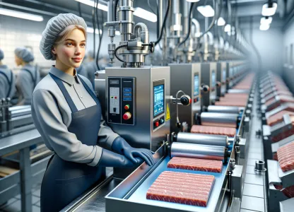 Image that illustrates Meat Workers in the Manufacturing Industry: An Insight into the Profession