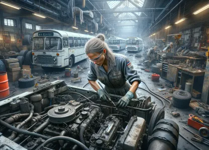 Bild som illustrerar Bussreparatör