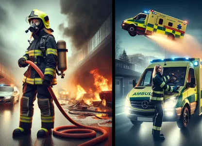 Bild som illustrerar Brandman-ambulansförare