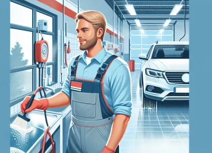 Bild som illustrerar Bilvårdsman-tvätt-polering