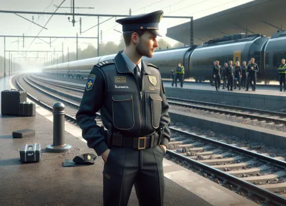 Bild som illustrerar Bevakningsman-järnväg