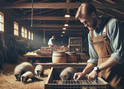 Bild som illustrerar Pälsdjursskötare