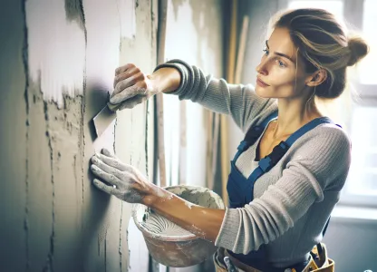 Image that illustrates Plasterer: A Profession in High Demand with Good Future Prospects