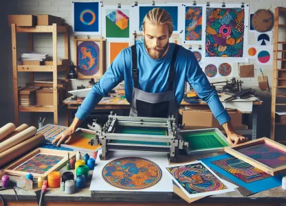 Image that illustrates Working as a Screen Printer