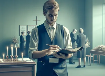 Bild som illustrerar Begravningsassistent