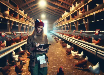 Image that illustrates Job Duties and Work Environment for Poultry Keepers