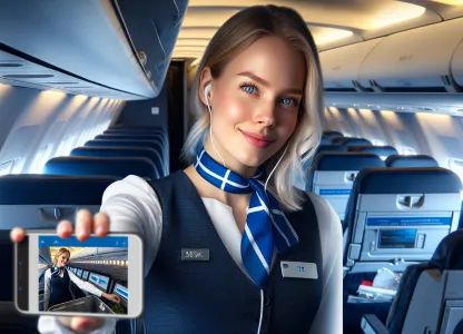 Bild som illustrerar Introduktion till yrket som Stewardess inom trafikflyg