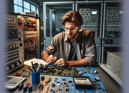 Bild som illustrerar Elektronikkonstruktör-civilingenjör