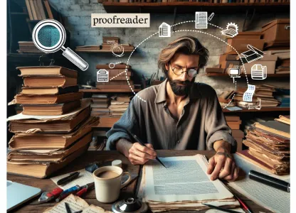 Bild som illustrerar Korrekturläsare-bokförlag