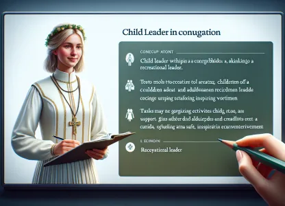 Bild som illustrerar Barnledare-församling