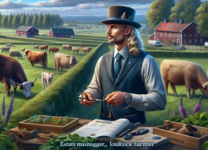 Bild som illustrerar Godsförvaltare-lantbruk-husdjursuppfödare