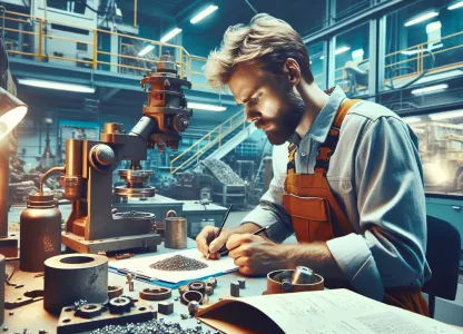 Bild som illustrerar Materialingenjör-metallurgi